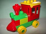 Lego Duplo bunter lustiger Schiebezug Zug Lok Eisenbahn - LEGO