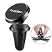 Produktbild iVoler Handyhalterung Auto Halterung KFZ Lüftung Handyhalter Magnetic Universal Smartphone Halterung, 360 Grad Drehbare Klebrige Magnetische Autohalterung Halter Handy Mount Aluminium mit 4 Metallplatte (2 Runden+2 Rechteckig) für für Navi, iPhone X / 8 / 8 Plus / 7 / 7 Plus / 6(s) / 6(s) Plus / SE / 5s / 5, Samsung Galaxy S9 / S9+ / S8 / S8+ / S7 / S7 Edge / S6 / S5, Huawei, LG, Nexus, HTC, Motorola, Nokia, Sony und jedes andere Smartphone oder GPS-Gerät (Schwarz)
