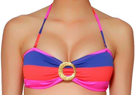 Phax Women's Bikini Top multi-coloured Pink Fuschia M -  multi-coloured - M