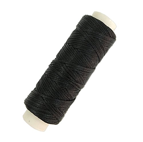 Nähen Set 11 tlg Nähnadeln gewachsten Faden Leder Nadel Fingerhut für Leder Handwerk Nähen Werkzeug leather DIY Sewing Craft Tool - 6