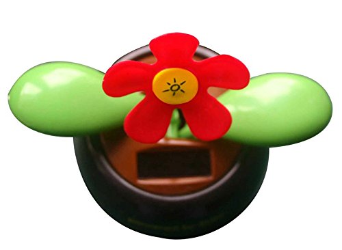 Wackelblume Gute Laune Blume mit Solar Flip Flap - 2
