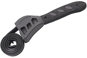 Juliyeh Clé à sangle en caoutchouc réglable de 50 cm pour filtre à huile - Clé à tuyau, clé de plomberie - Outil universel de retrait de filtre à huile pour mécaniciens plombiers