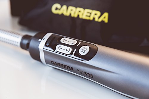 CARRERA 535 Warmluftbürste mit einziehbaren Borsten | 1.200W, Keramikbeschichtung, Ionen, Arganöl und Keratin, 3 Heizstufen und Kaltluft - 7