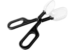 WANGSONGSONGZHY Reptile Feeding Tool Reptile Feeding Tongs Cricket Clamp Bug Scooper for Reptile Hedgehog Hamsters Guinea Pig Lizard Spider Bearded Dragon (Blue) (black)