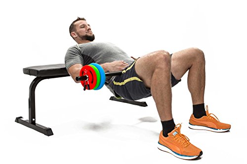 4x Hantelscheiben aus 100% Gusseisen in 1kg 2kg 3kg 4kg 5kg / farblich codiert je nach Gewichtsklasse! 30/31mm Bohrung mit bunten Neoprenüberzug zur Dämpfung. Variable Einsatz : Langhantel oder Kurzhantel 5kg / schwarz - 9