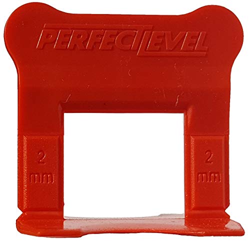 Perfect Level Pro - 500 Clips (Bases) 2 Mm Perfectlevel Pro Croisillon Autonivelant Professionnel