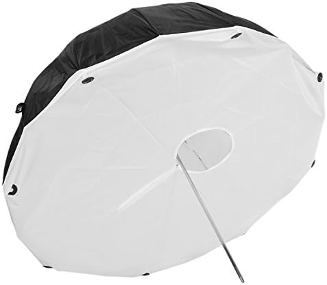 '85 cm/33 Studio Parabolic Reflector Umbrella Photo Umbrella Diffuser Softbox Umbrella Black/White with front from Life of Photo