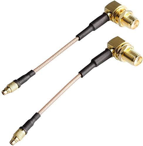 Graspadeal RG-316 SMA Female to MMCX 75mm Low Loss FPV Antenna Extension Cable Adapter 10 CM 1PCS