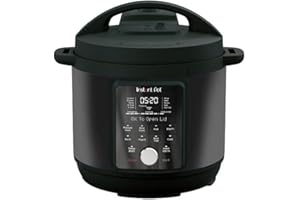 Instant Pot Duo Plus with WhisperQuiet Multi-Cooker 5.7L - Black, Electric Pressure Cooker, Slow Cooker, Rice Cooker, Sauté Pan, Yoghurt Maker, Food Warmer, Steamer Pot, Sous Vide, Easy Clean