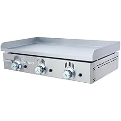 Plancha PRO acier rectifié 80 cm
