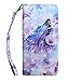 Produktbild Hnzxy Kompatibel mit Motorola Moto G7 / Moto G7 Plus Hülle Handyhülle 3D Luxus Muster Schutzhülle PU Leder Hülle Brieftasche Flip Case Bookstyle Wallet Tasche Case Magnet Kartenfach für Moto G7,Wolf