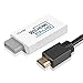 Produktbild Wii zu HDMI Konverter - Younik Wii HDMI Konverter Ausgang Video Audio Adapter mit HDMI Kabel für Nintendo Wii, unterstützt alle Wii Display Modi (NTSC 480I, 480P, PAL 576I)