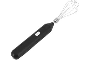 BAOK Batteur Électrique Sans Fil, Fouet Électrique Portable pour la Cuisson à la Maison (Noir)
