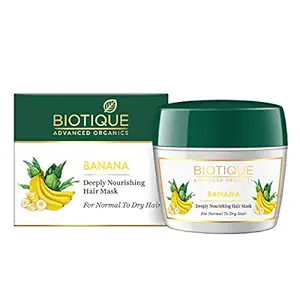 Biotique Banana Deeply Nourishing Hair Mask for Normal to Dry Hair, 175g