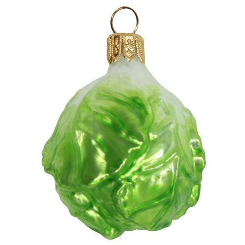 Gisela Graham : Glass Brussel Sprout Decoration
