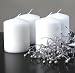 Produktbild Kerzen Safe Candle Markenkerzen Adventskerzen Stumpenkerzen 100/80 mm weiß, 4 Stk.