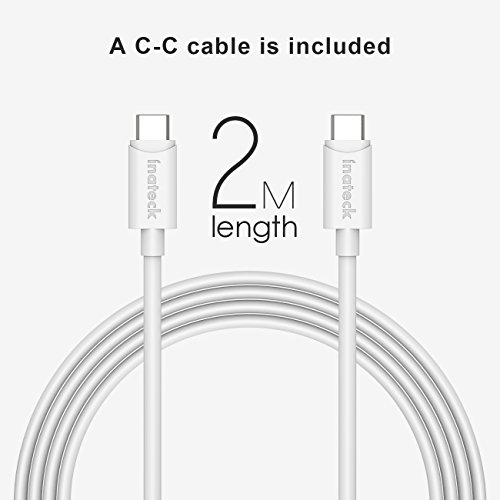 Inateck 45W tragbares USB-C Charger Ladeger  t  Type-C Power Delivery Netzteil f  r MacBook 12 Zoll  Macbook Pro 2016  Chromebook Pixel  HP Spectre X3