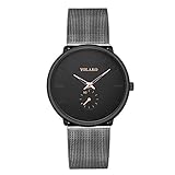 letter54 Swatch Uhren Damen Herren Uhren Angebote Outdoor Uhr Automatik Fitness Watch Fashion Armband Fitness Uhr Rund Yolako Edelstahlgürteluhr Mit Einfachem,Spiegel Quarzuhr