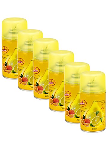 Preisvergleich Produktbild Airline Raumduft Nachfüllkartusche Citrus 6 x 250 ml