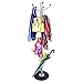 Hapilife 15 Hanging Hook Traditional Floor-Standing Hat and Coat Stand With Marble Base - Multiple Colour (Burgundy)