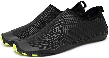LK LEKUNI LeKuni Barefoot Water Shoes Mens Womens Quick Dry for Swimming Yoga Boating Lake Beach Travel(ZZW-Black,11.5)