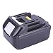 Produktbild Biswaye Akku 18V Lithium-Ion Batterie Für Makita Werkzeugakkus ErsatzAkku Makita BL1850 BL1840 BL1830 BL1820 LXT-400 194204-5 (5000mAh)