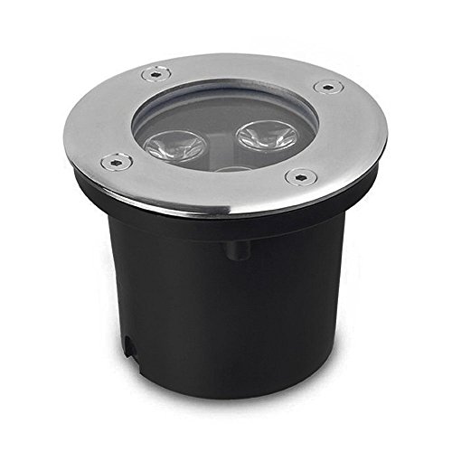 FARETTO LED WISDOM DA INCASSO PER ESTERNI DA 3W 270LM SEGNAPASSO CALPESTABILE IMPERMEABILE IP65 DISPONIBILE A LUCE BIANCO CALDO 3000°K