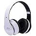 Produktbild Faltbare Kabellose Bluetooth-Over-Ear Stereo Kopfhörer Headset Unterstützt TF Karte, Yx-at-bt809j, weiß/schwarz
