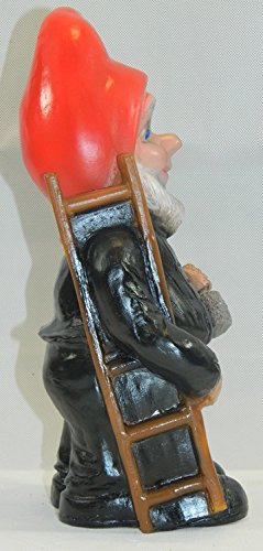 Gartenzwerg Schornsteinfeger aus bruchfestem PVC Zwerg Made in Germany Figur - 3