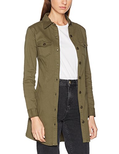 Tally Weijl SBLCOALLY Blouse, Vert-Grün (Deep Lichen GRN099), Medium Femme