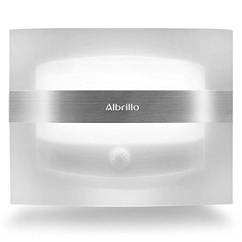 Preisvergleich Produktbild Albrillo Kabellose LED Wandleuchte batteriebetrieben mit bewegungsmelder und 3 Modi