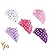 Going Dotty! Girls Spots Collection of Bandana bibs