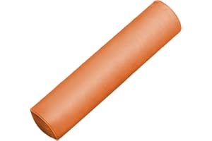 Xpnit Rundes Nackenrolle, langes Nachttischschutzkissen, wasserdichtes PU-Kopfteil, Lendenkissen, Sofa, Armlehne, Kissen (10 x 90 cm, orange)