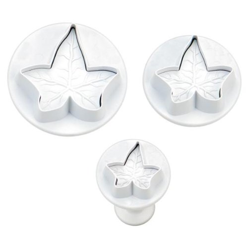 Städter 171039 Efeu Blätter 3-er Set mit Auswerfer