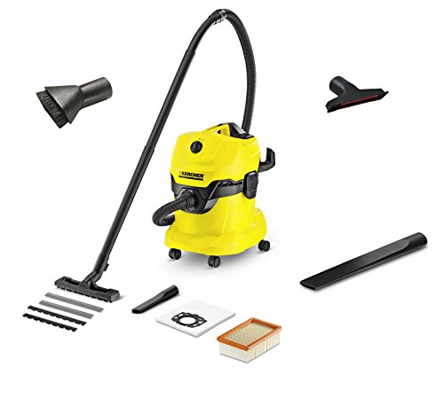 KÄRCHER Mehrzwecksauger MV / WD 4 1.348-111.0 inkl. GRATIS extra langer Fugendüse, Saugpinsel & Polsterdüse