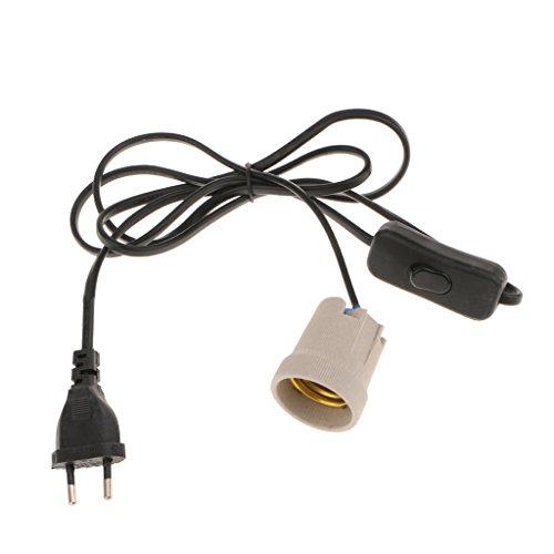 Preisvergleich Produktbild Gazechimp EU Netzteil,E27 Wärmelampen Sockel Lampensockel Halterung Reptil Infrarot-Heizstrahler Lampen