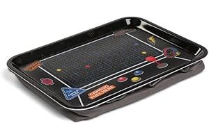 Swan Household Kids Lap Tray with A Removable Cushion For Eating Writing, Reading With Cushion (Black)