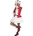 Produktbild Damenkostüm "Tanzmarie rot" Funkenmariechen Funkemarie Tanzmarie Gardetanz tanzen Tanz rot weiß (36)