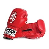 Green Hill Zees KBZ-2062 Kick Boxing Fight Gloves, Cow Hide Leather, Perfect fitting, Training, Sparring & Fight, Soft Mold, Easy to Wear