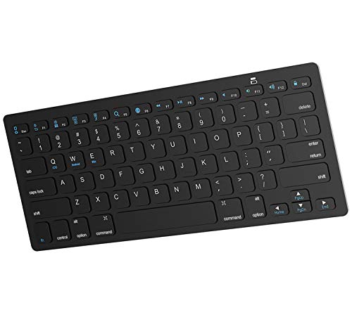Clavier QWERTY Ultra Fin Bluetooth 3.0 sans Fil avec 10 mètres de Distance de Fonctionnement pour General Mobile GM 9 Plus