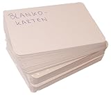 59x91mm; 5 x 36 Stück 5er-Set Spielkarten blanko, je 36 unbedruckte Karten