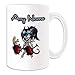 Produktbild Personalisiertes Geschenk, großer Draenei Paladin Tasse (MMORPG Design Thema, weiß) – alle Nachricht/Name auf Ihre einzigartige – World of Warcraft Online RPG Spiel Blizzard WOW ALLIANCE Horde Burning Crusade Wrath Lich King Cataclysm Mists Pandaria Kriegsherren draenor Legion exodar Mace Ingenieur Engineering Mechanische Eichhörnchen Pet weiblich