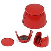 Home-X Stainless Steel Tomato and Mozzarella Slicer, Red