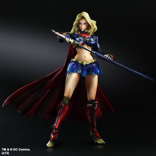 DC Comics Play Arts Kai Variant Supergirl Action Figure