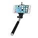 Produktbild kwmobile| Universal Selfie Stick mit Smartphone Halter | Passend für Verschiedene Smartphone Modelle | Schwarz