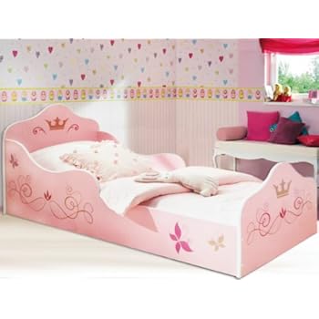 PRINZESSINNENBETT PRINZESSIN KINDERBETT ROSA KINDER BETT MIT LATTENROST