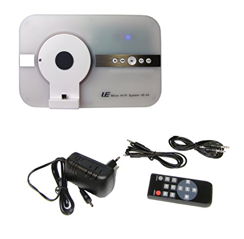 10 Watt Micro Hi-Fi System für Samsung S4 S5 S3 S2 S6 A3 A5 Alpha K zoom POCKET 2 Trend Lite Young 2 DUOS TAB 3 SIII mini Note 4 Core J5 .. für Musik Video Bilder mit Micro USB & Bluetooth Soundsystem Lautsprecher Sound Tube Fernbedienung – weiß white weiss - 8