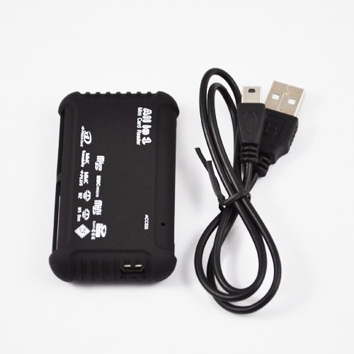 SODIAL(Wz.) All in 1 Hochgeschwindigkeitskartenleser USB Kartenlesegeraet fuer alle Digital Speicherkarten - 2