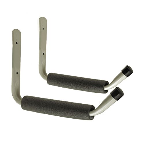 2 x Riesen Schwerlast Storage Haken Wand montierte Leiter Fahrrad Garage gepolsterte Hook - 4