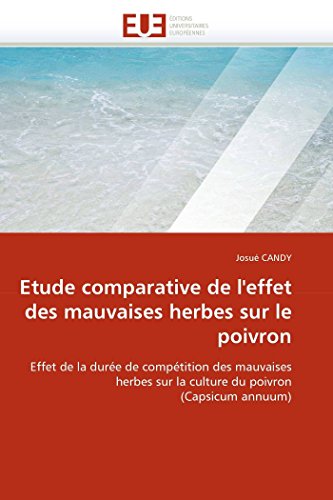 Etude comparative de l''effet des mauvaises herbes sur le poivron gratuit Etude comparative de l''effet des mauvaises herbes sur le poivron gratuit